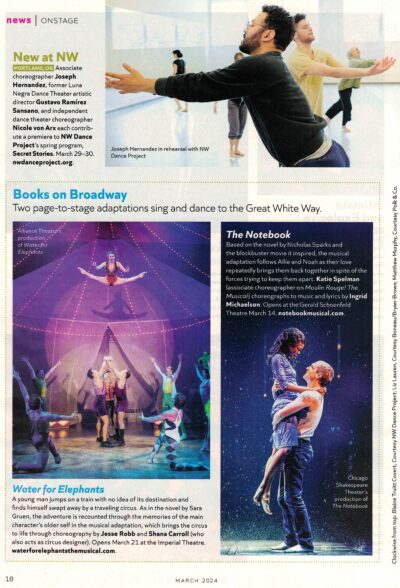 NW Dance Project in Dance Magazine image